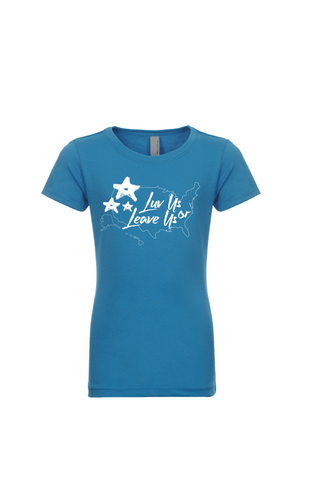 Girls Youth LuvUS Stars Tee Multiple Colors Age 3- 16